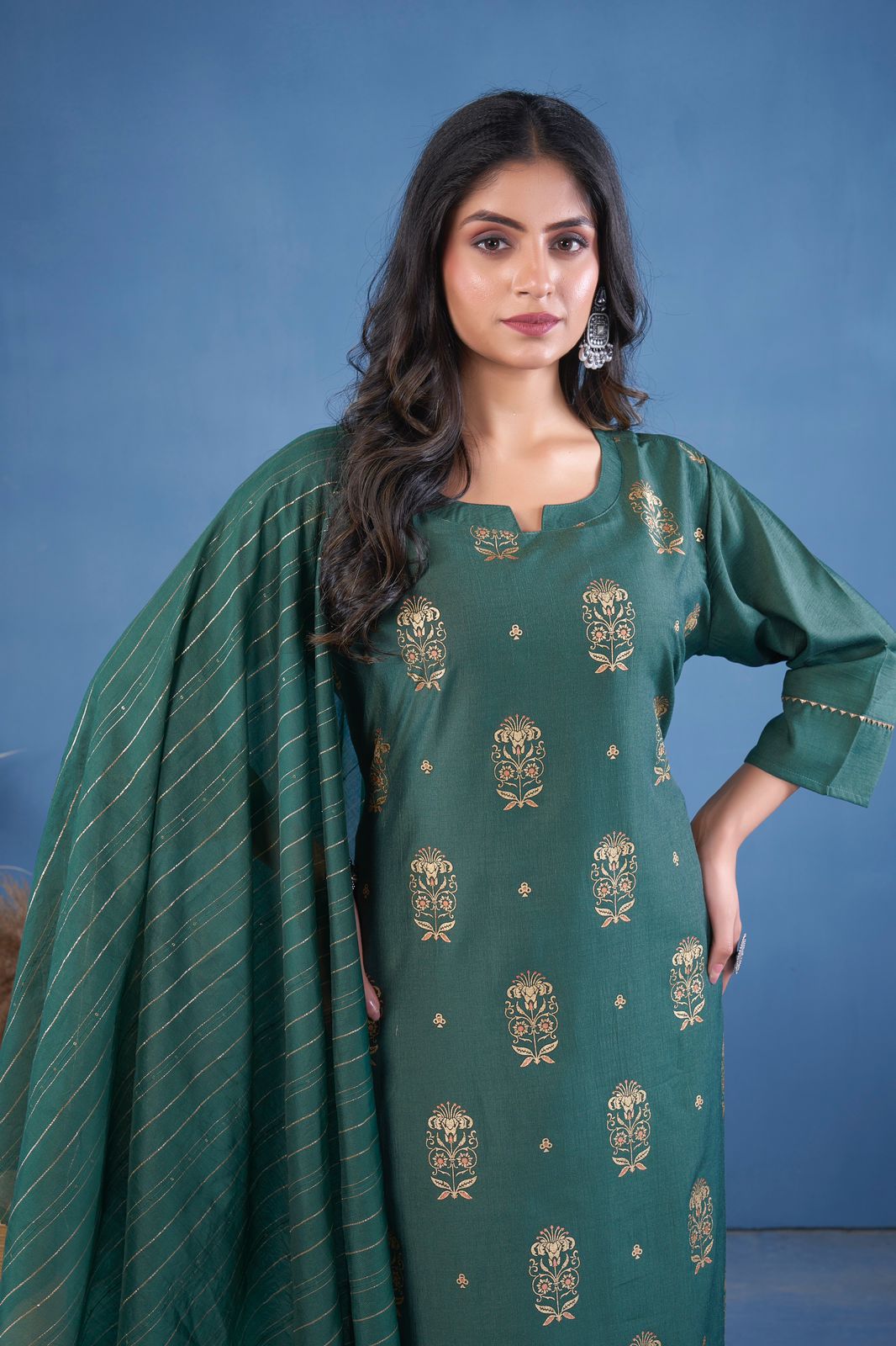 Desilook By Seamore Art Silk Printed Kurti With Bottom Dupatta Wholesale Market In Surat